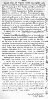 Libros  [artículo] Carlos René Ibacache.