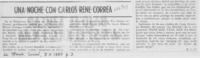 Una noche con Carlos René Correa