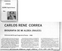 Carlos Rene Correa  [artículo] Eugenio García-Díaz.