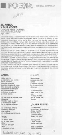 El árbol y sus voces