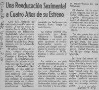 Una reeducación seximental a cuatro años de su estreno.  [artículo]