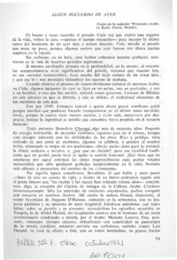 Algún recuerdo de ayer.