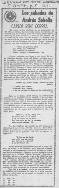 Carlos René Correa.