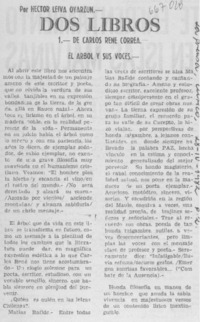 El árbol y sus voces