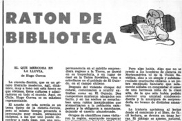 El Que merodea en la lluvia.  [artículo]