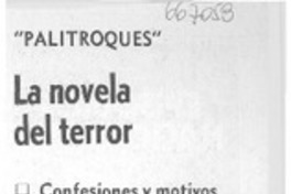 La Novela del terror : [Entrevista]