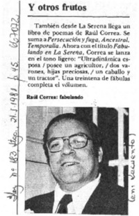 Y Otros frutos.  [artículo]