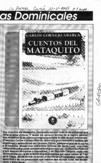 Cuentos del Mataquito.  [artículo]