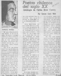 Poetas chilenos del siglo XX