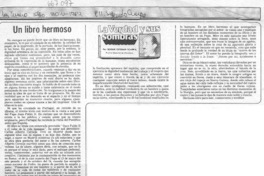 Un libro hermoso  [artículo] Roque Esteban Scarpa.