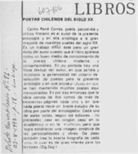 Poetas chilenos del siglo XX.