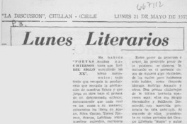 Poetas chilenos del siglo XX