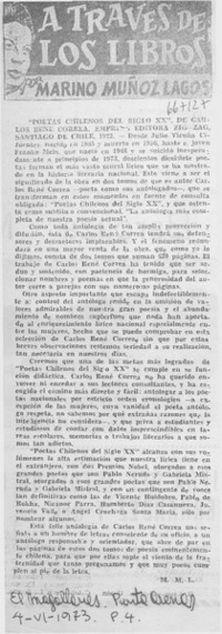 Poetas chilenos del siglo XX