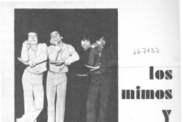 Los mimos y su educación seximental.