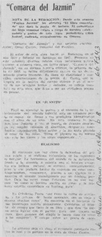 Comarca del jazmín".