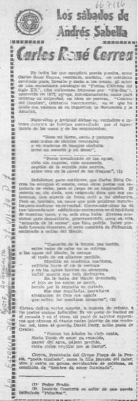 Carlos René Correa.