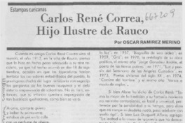 Carlos René Correa, Hijo Ilustre de Rauco