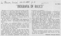 Biografía de Rauco