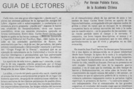 Guía de lectores