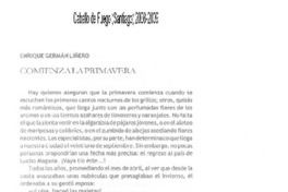 comienza la primavera