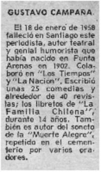 Gustavo Campaña.