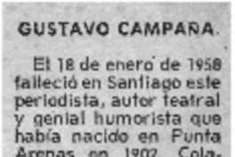 Gustavo Campaña.