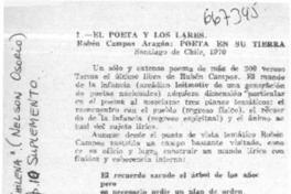 Poeta y los lares  [artículo] Nelson Osorio.