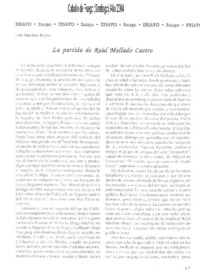 La partida de Raúl Mellado Castro