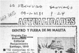 Dentro y fuera de mi maleta