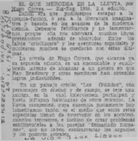 El que merodea en la lluvia.  [artículo]