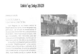 La guerra, esa maldición