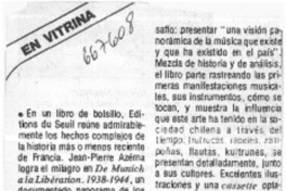 En vitrina.  [artículo]