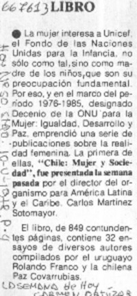 Libro  [artículo] Carmen Ortúzar.