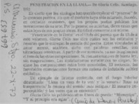 Penetración en la llama.  [artículo]