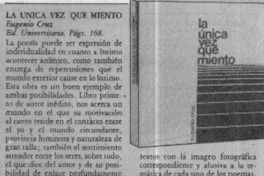 La única vez que miento.  [artículo]