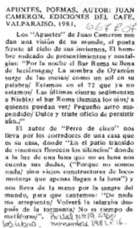 Apuntes, poemas.  [artículo]