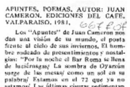 Apuntes, poemas.  [artículo]