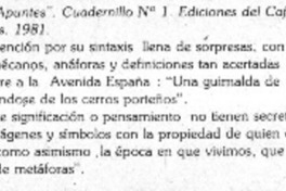 Apuntes".  [artículo]