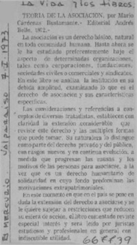 Teoría de la asociación.  [artículo]