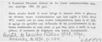 Génesis de los textos constitucionales chilenos.  [artículo]
