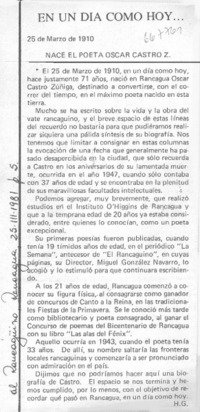 En un día como hoy--