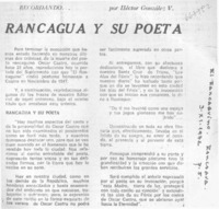 Rancagua y su poeta
