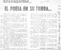 El poeta en su tierra--