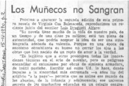 Los muñecos no sangran