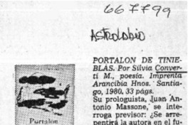 Portalón de tinieblas.  [artículo] Astrolabio