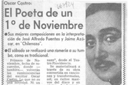 El Poeta de un 1° de noviembre.