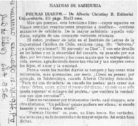 Máximas de sabiduría.