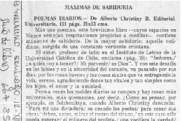 Máximas de sabiduría.