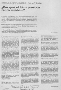 Por qué el Ictus provoca tanto miedo...?