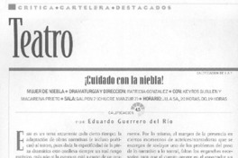 Cuidado con la niebla!